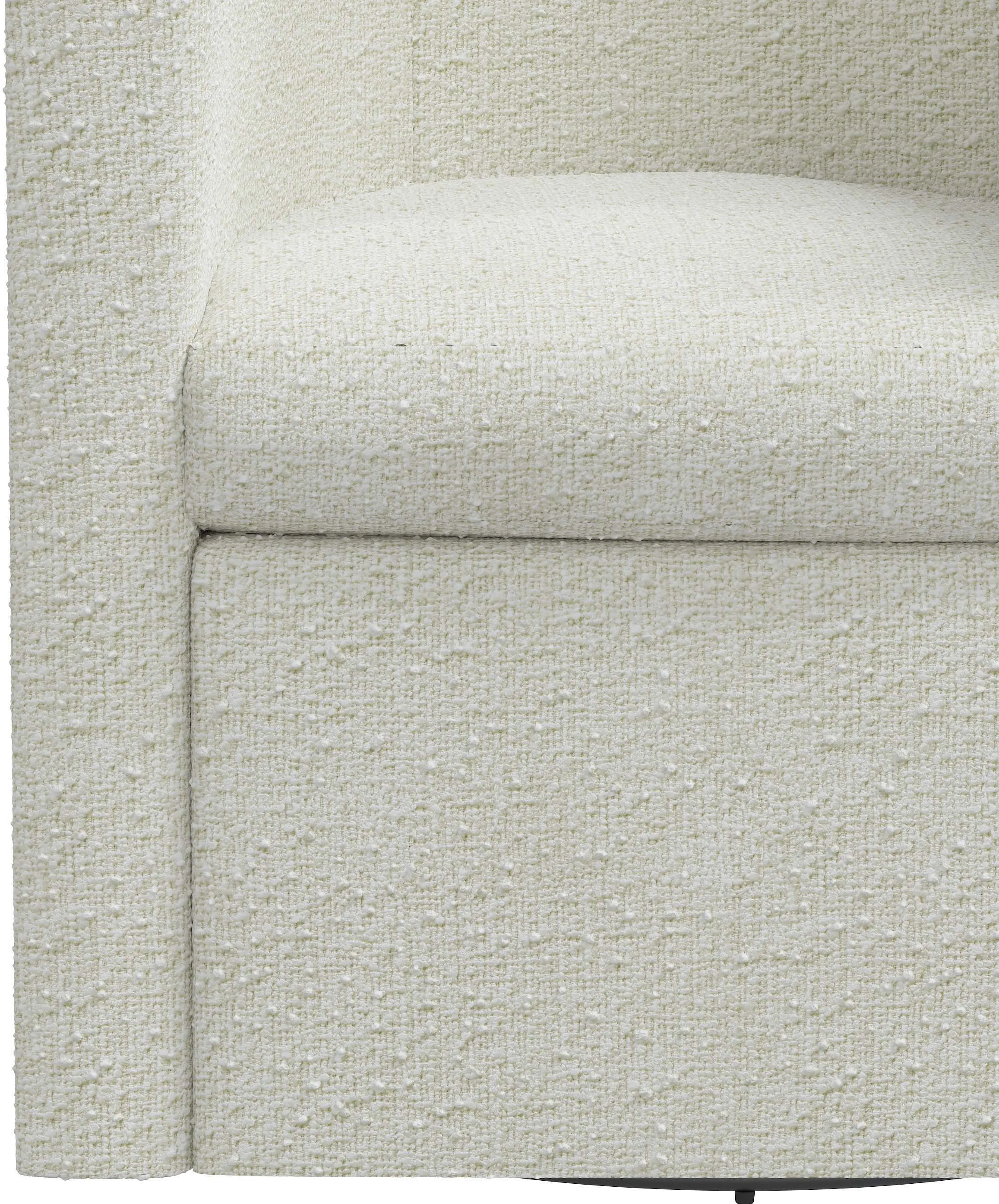 Sampson Ivory Swivel Accent Chair - Skyline Furniture