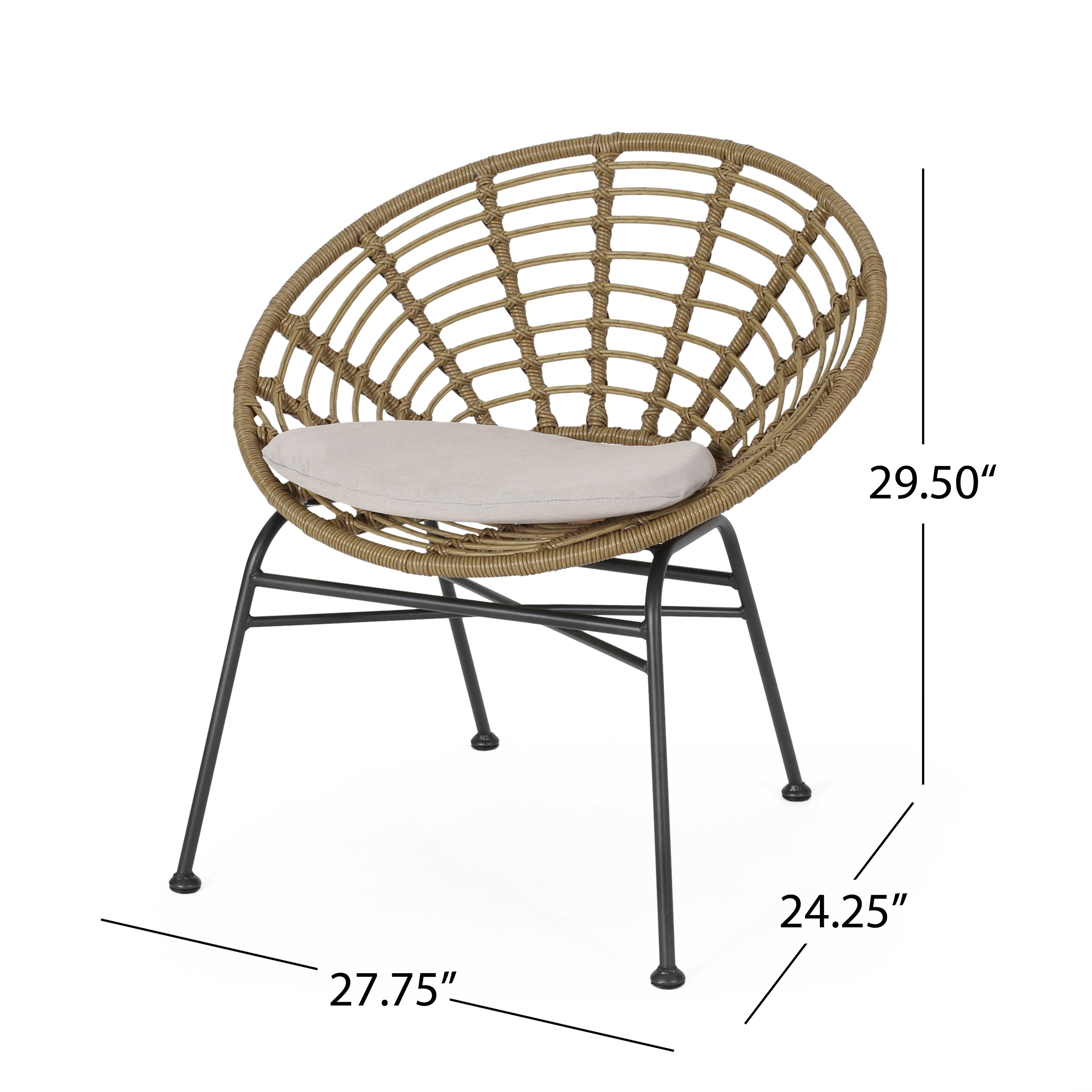 Heloise Outdoor 2 Seater Acacia Wood Chat Set