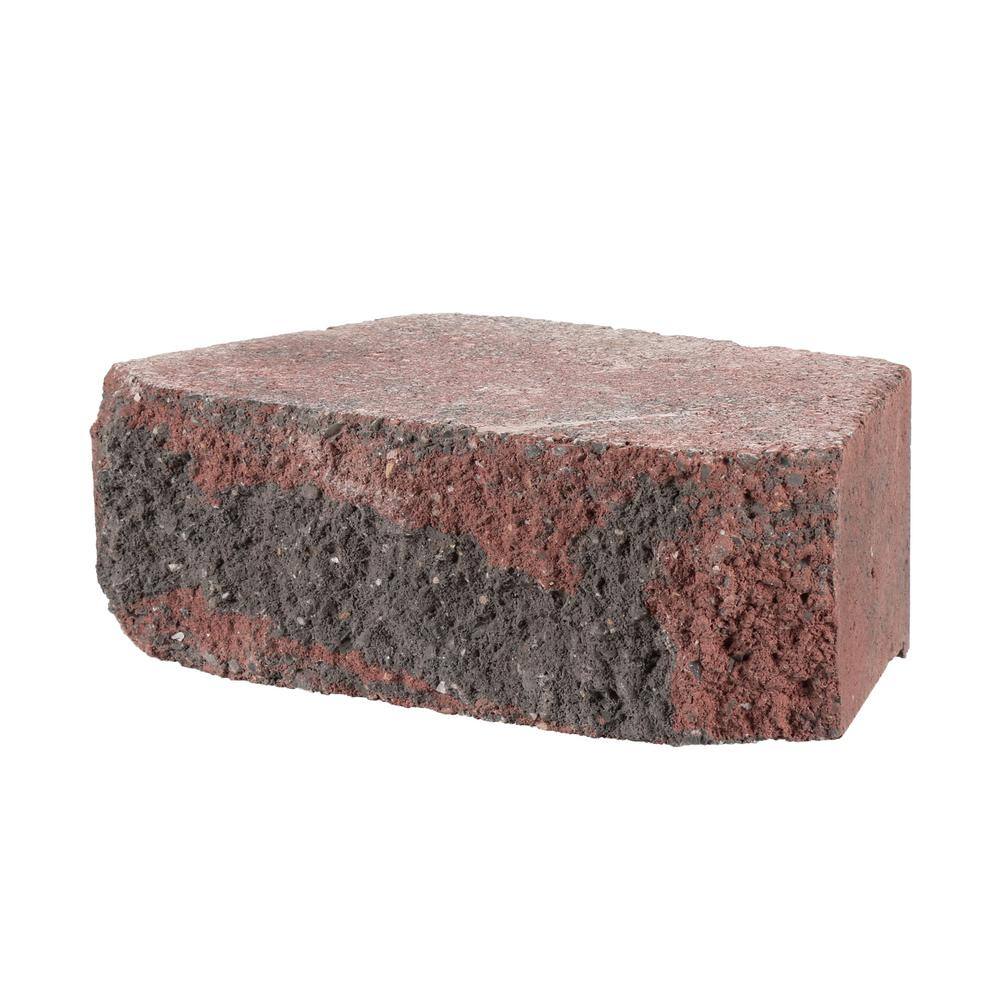 Pavestone 4 in. x 11.75 in. x 6.75 in. Oaks Blend Concrete Retaining Wall Block (144 Pcs.  46.5 sq. ft.  Pallet) 81188