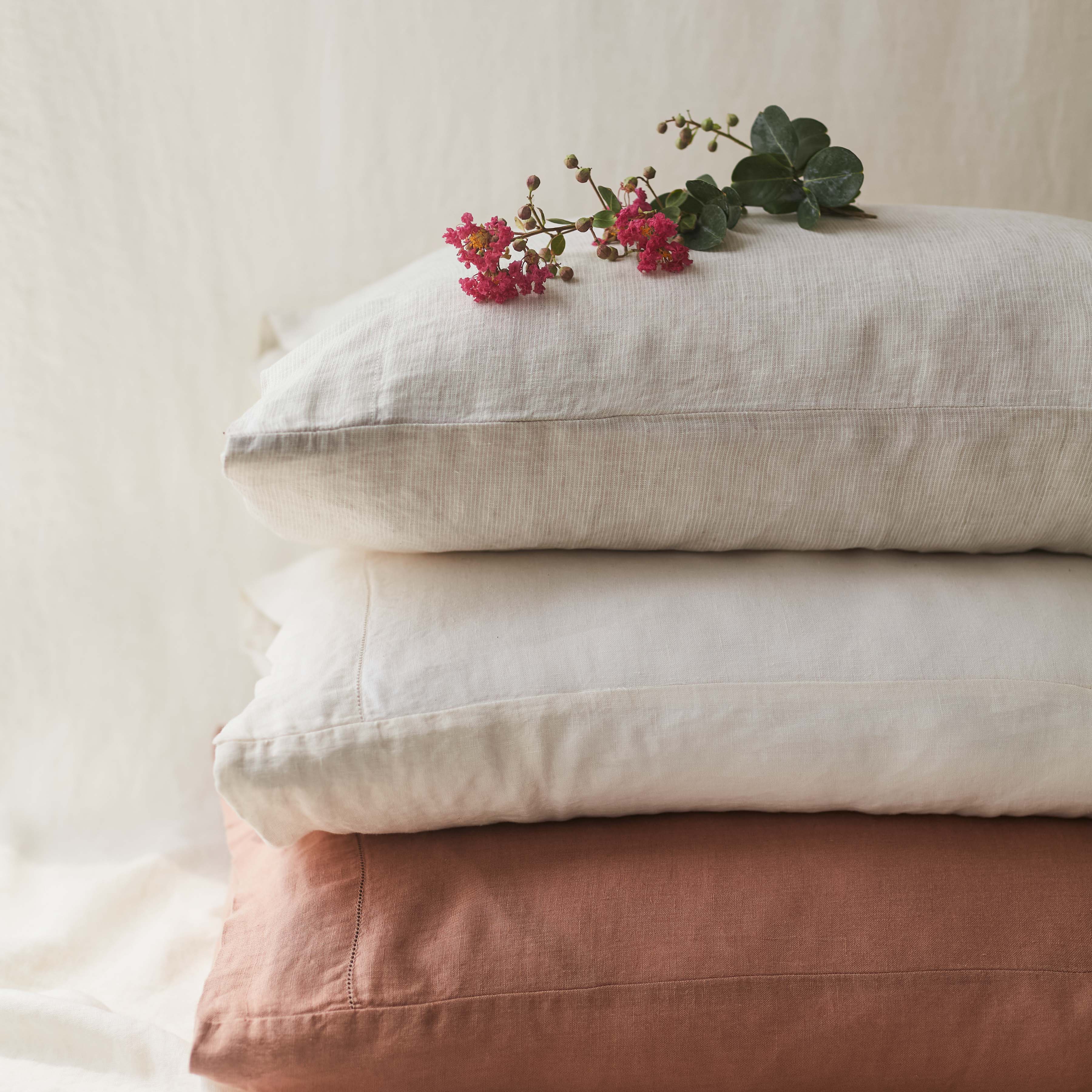 Stonewashed Linen Pillowcases