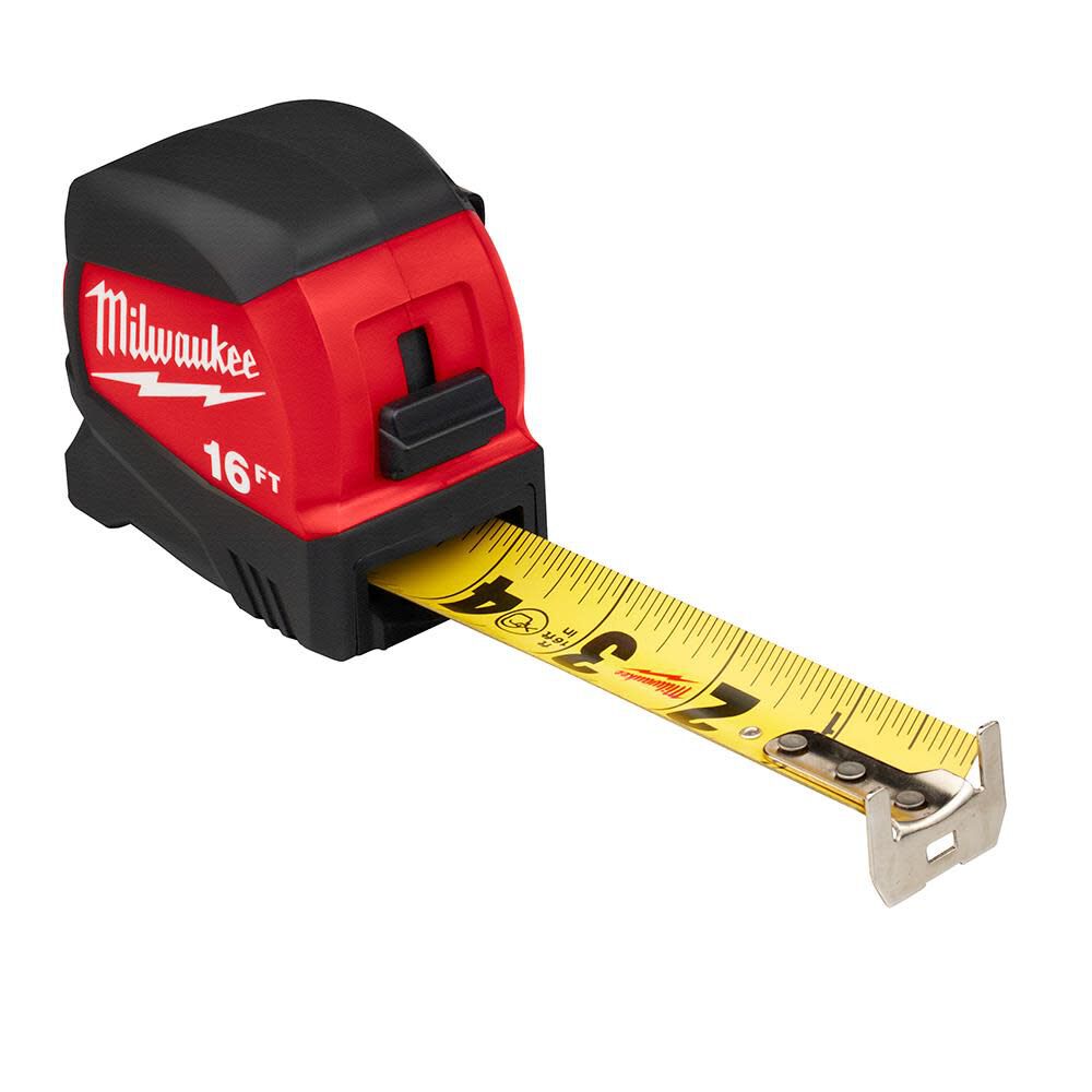 Milwaukee 16Ft Compact Wide Blade Tape Measure 48-22-0416 from Milwaukee