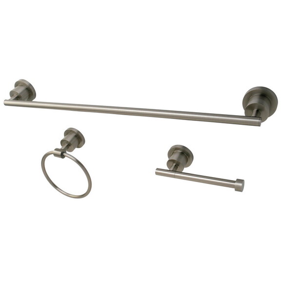 Kingston Brass Concord 3 Piece Bathroom Accessory ...