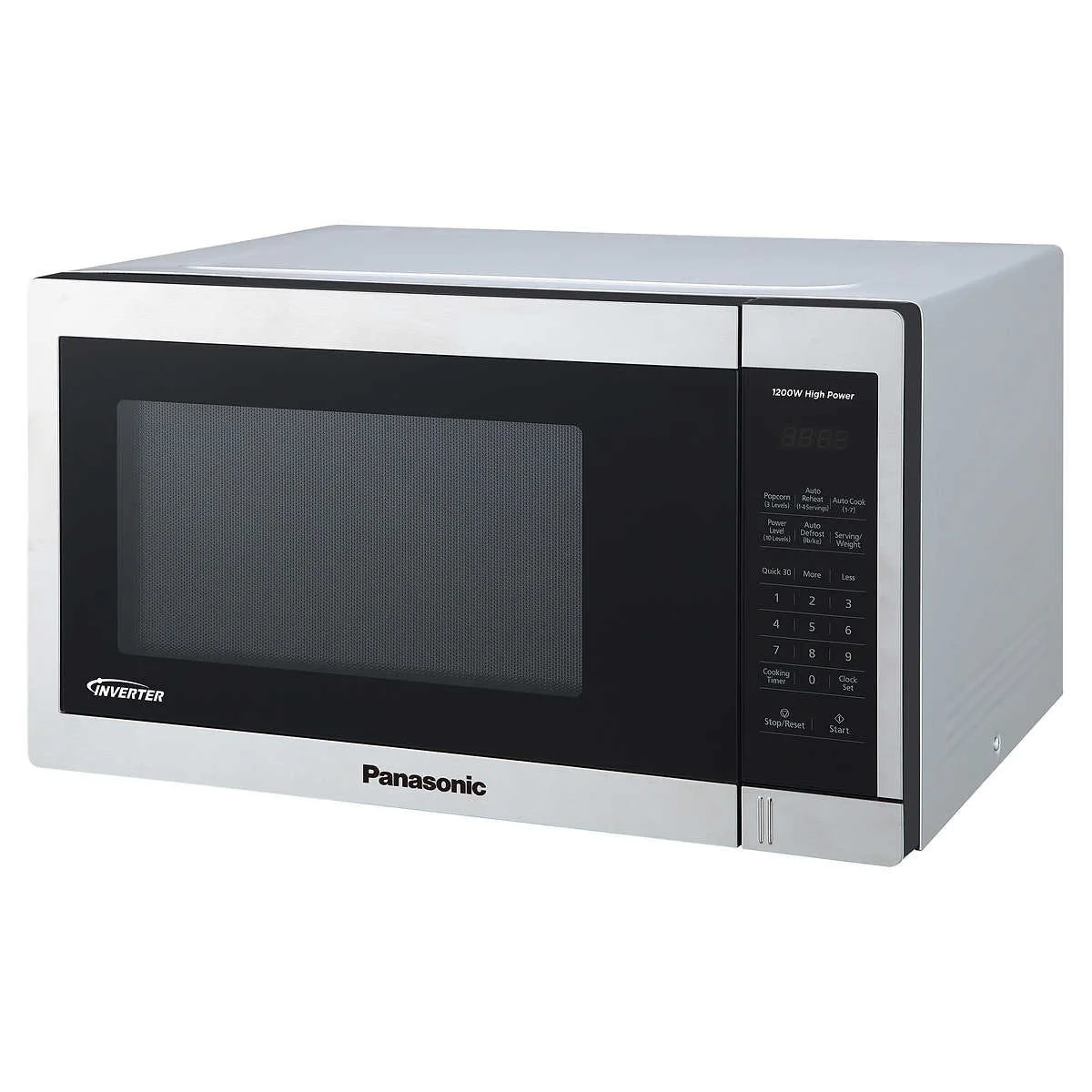 Panasonic 1.3CuFt Stainless Steel Countertop Microwave Oven NN-SC668S