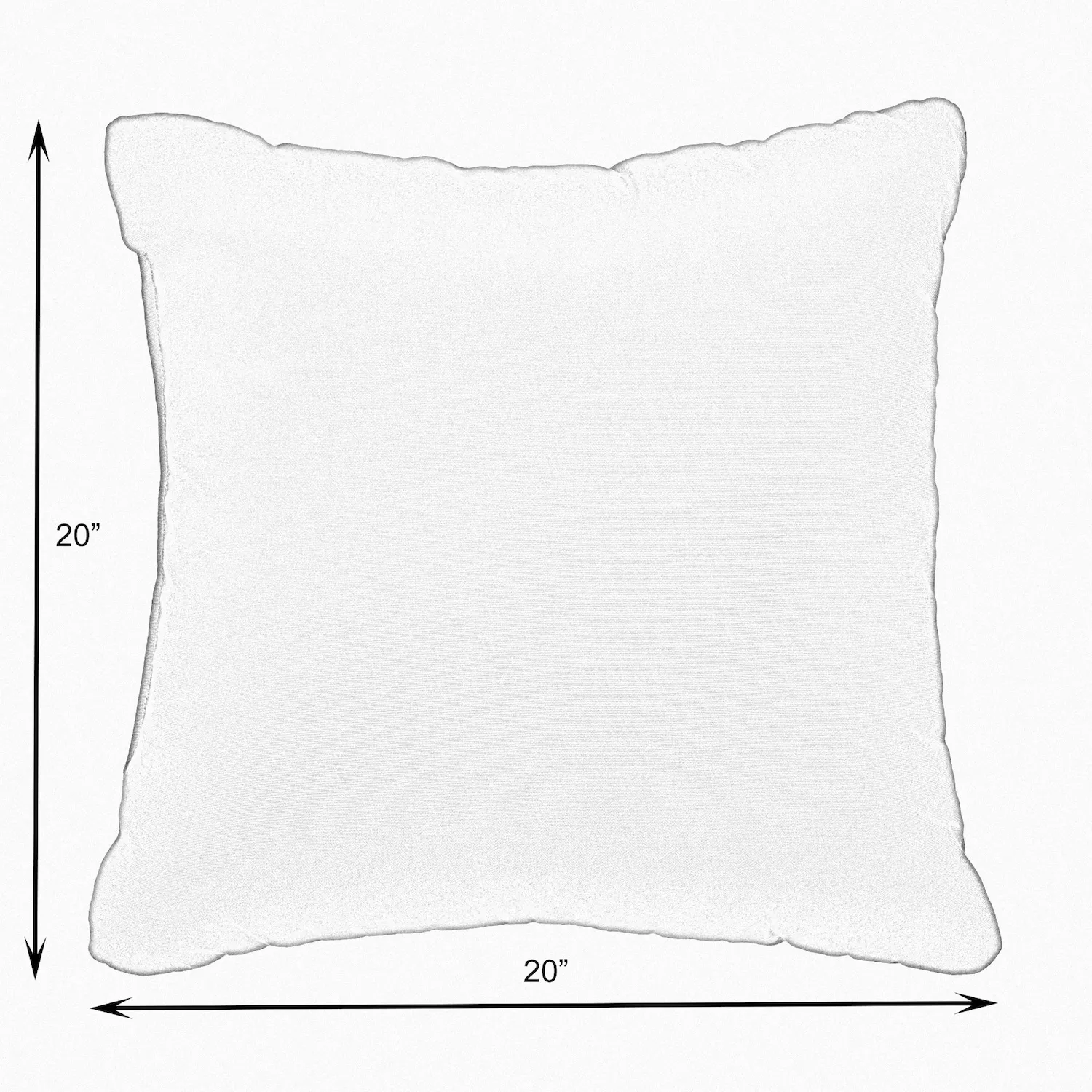 Sorra Home Outdoor/Indoor Knife Edge Pillow Set of Two - 20 x 20