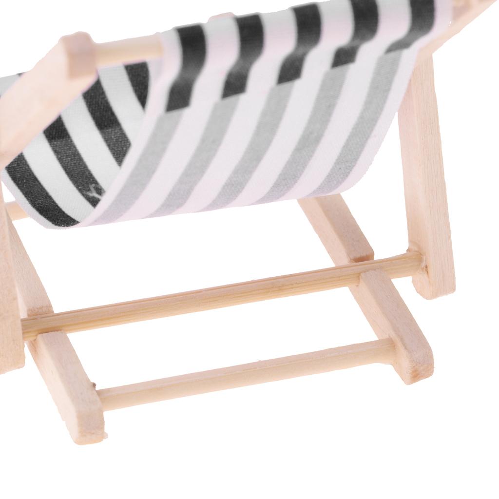 Mini Foldable Wooden Beach Chair Longue Deck Chair Beach Furniture