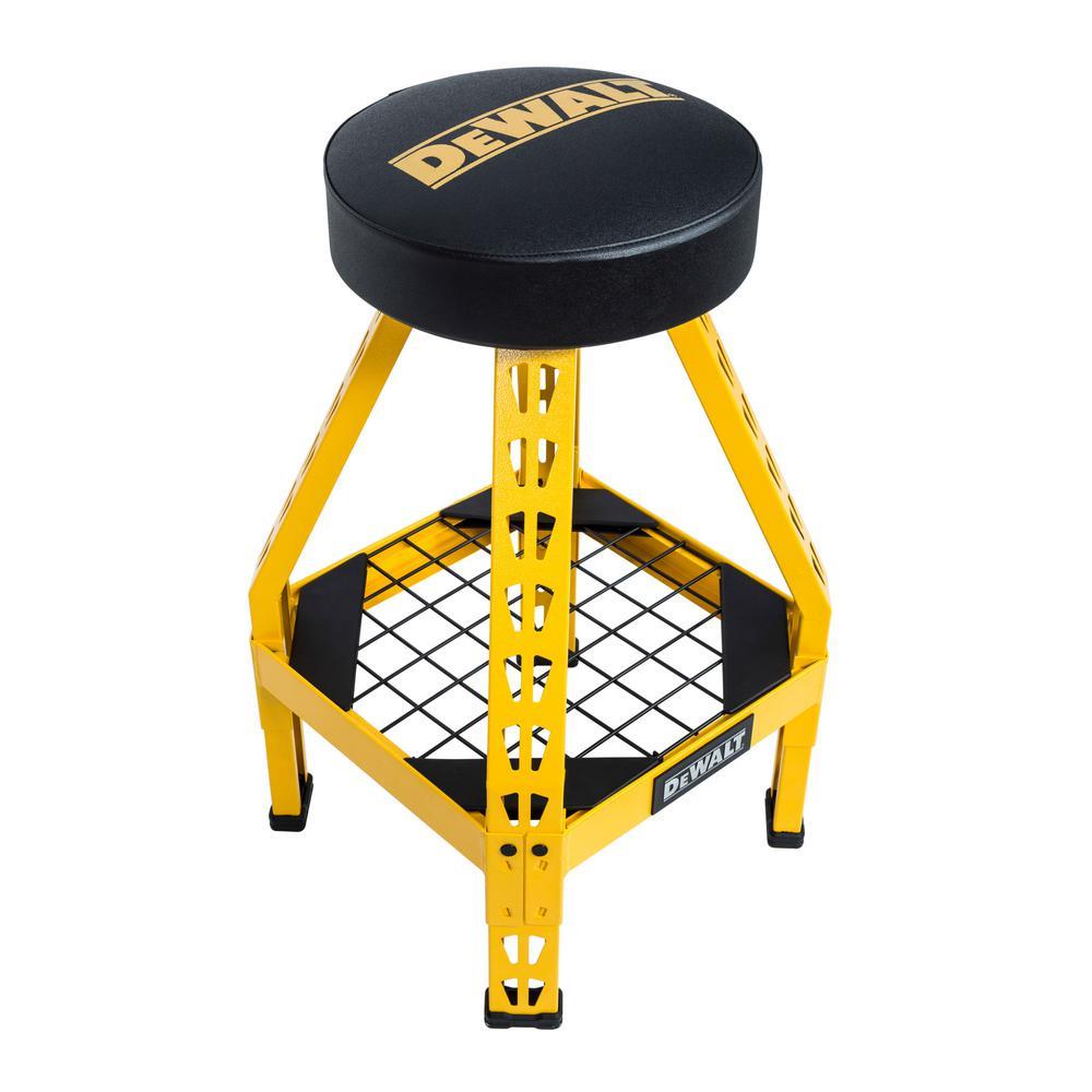 Dewalt-Swivel Shop Armless Stool DXSTFH030 Backless Steel