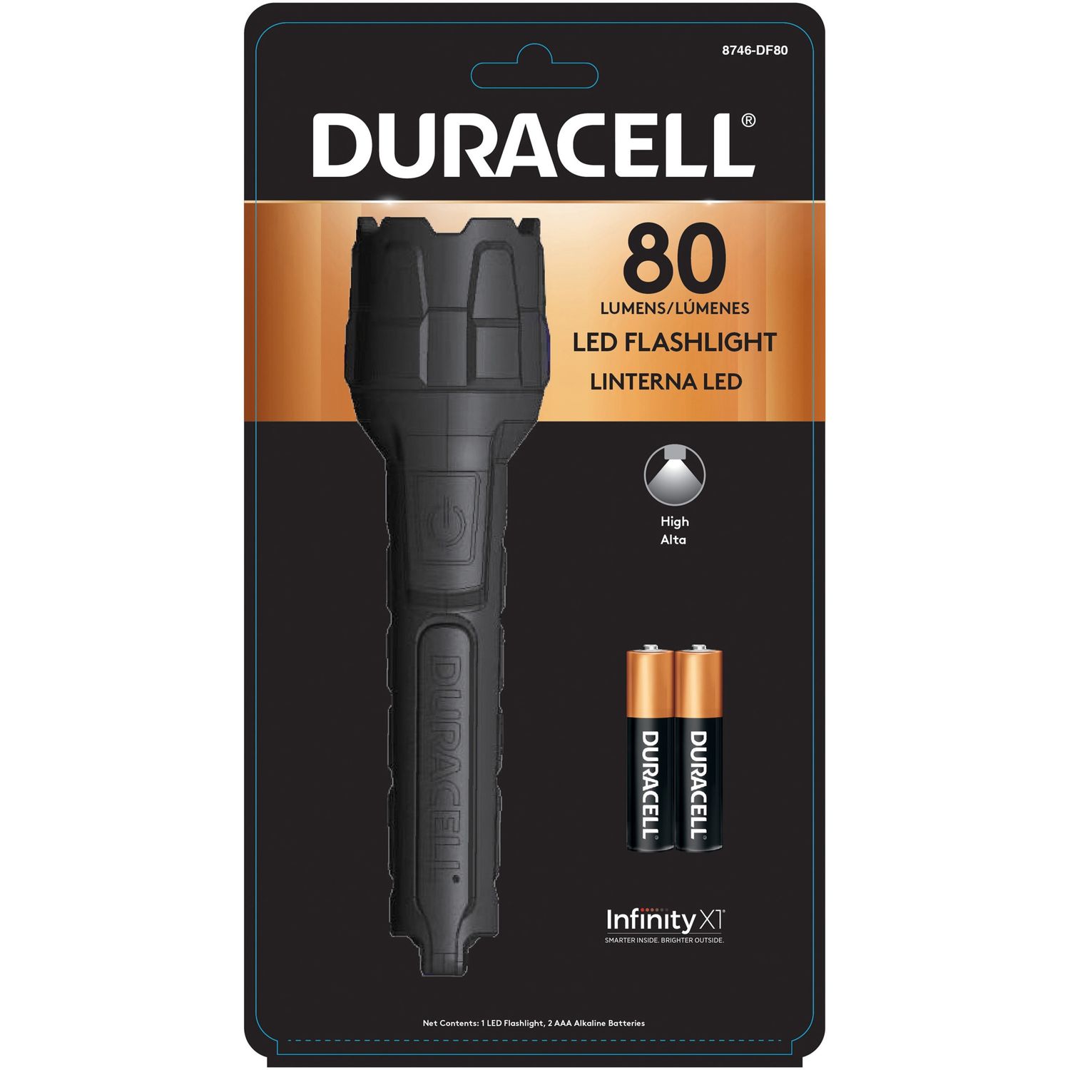 Rubber LED Flashlight by Duracell Inc. DUR8746DF80