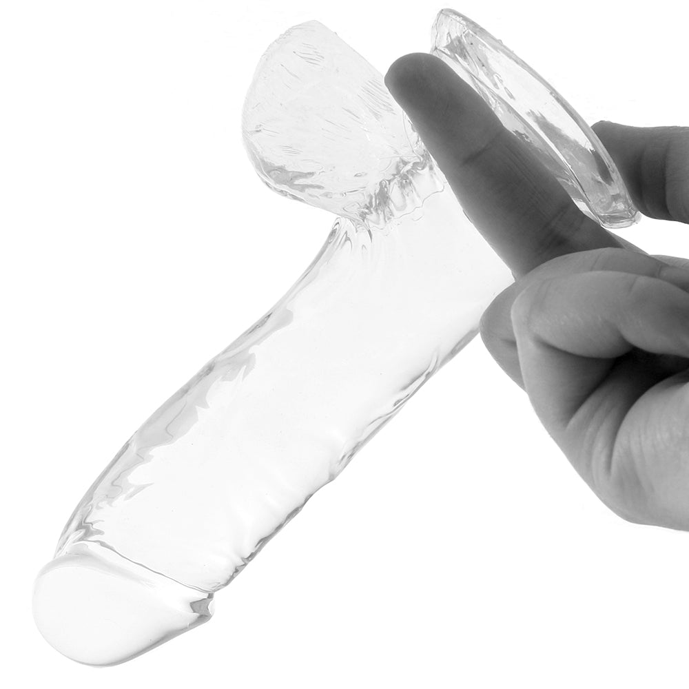 King Cock 5 Inch Ballsy Dildo in Clear