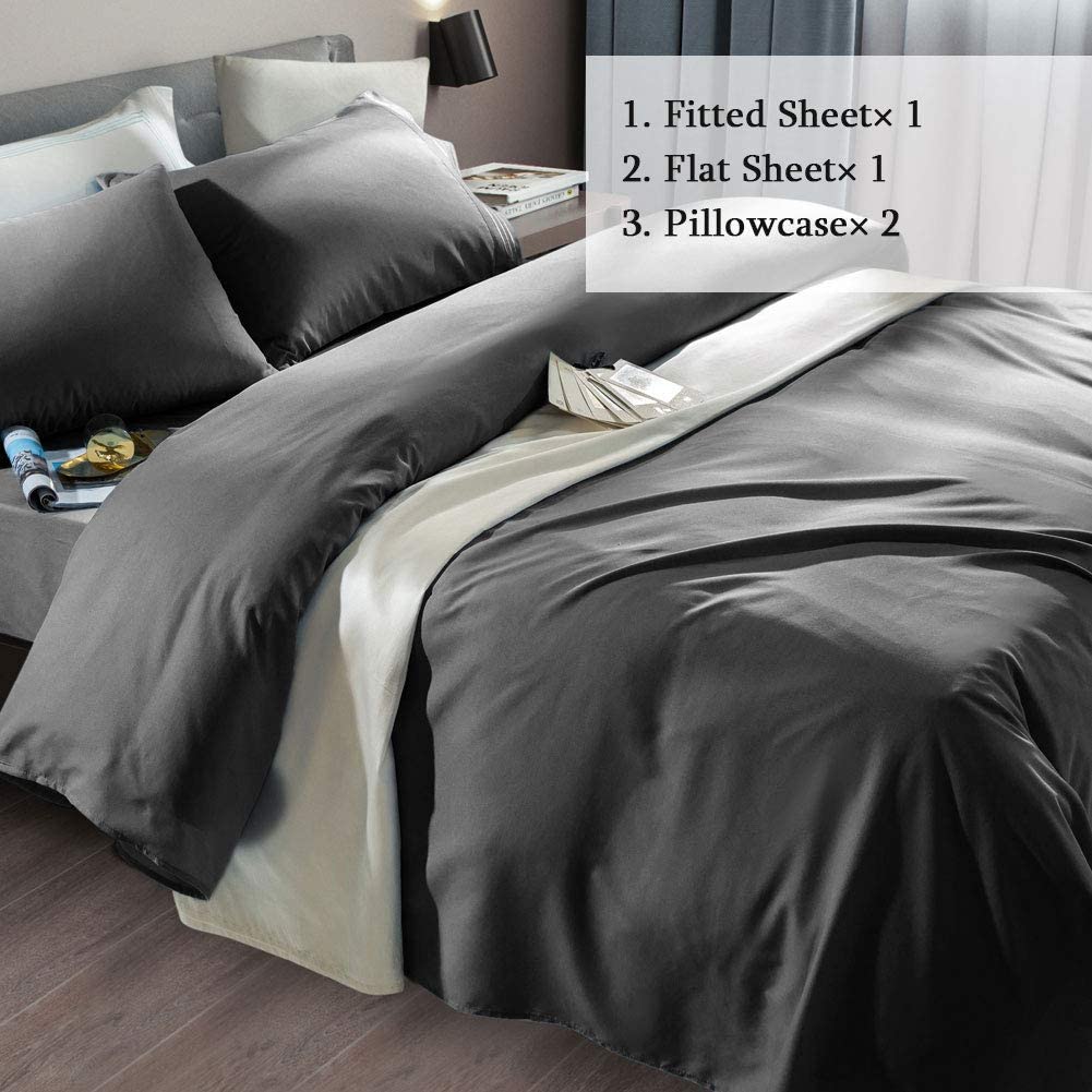 Super Soft 1800 Thread Count Luxury Egyptian Wrinkle Hypoallergenic 6 pcs Bed Sheet Set