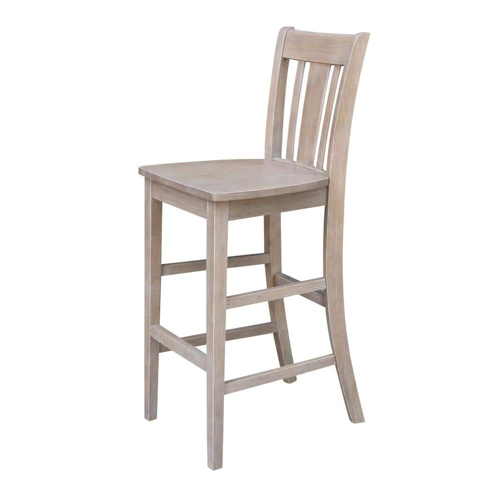 International Concepts San Remo 29 in. H Weathered Taupe Gray Bar Stool S09-103