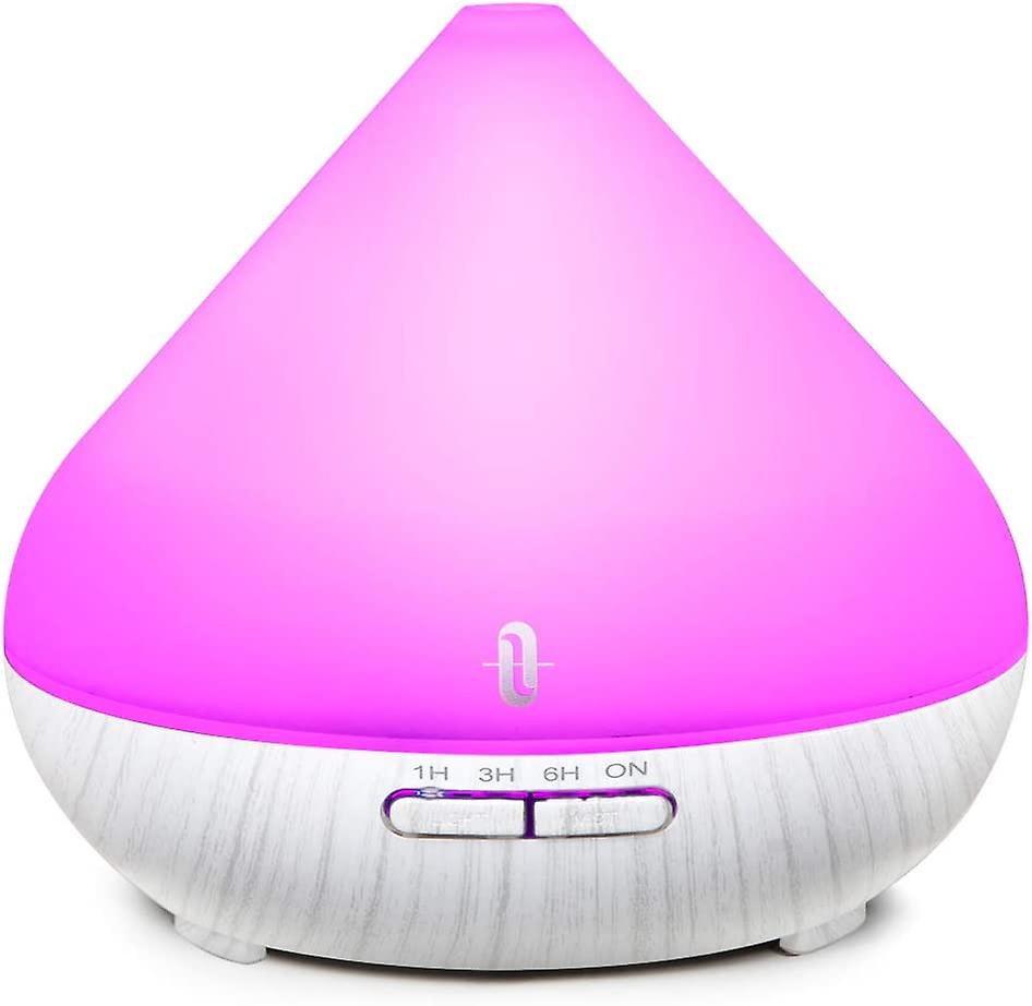 Aroma Diffuser With Patented Oil Flow System - 300ml - Bpa Free Humidifier - For Yoga， Salon， Spa， Living Room， Bedroom， Bathroom Or Kids Room