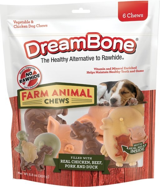 DreamBone Farm Animal Chews Dog Treats