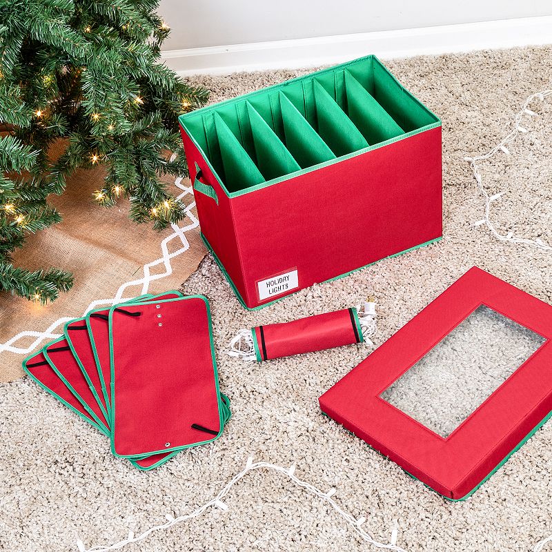 Honey-Can-Do Christmas Tree Lights Storage Box