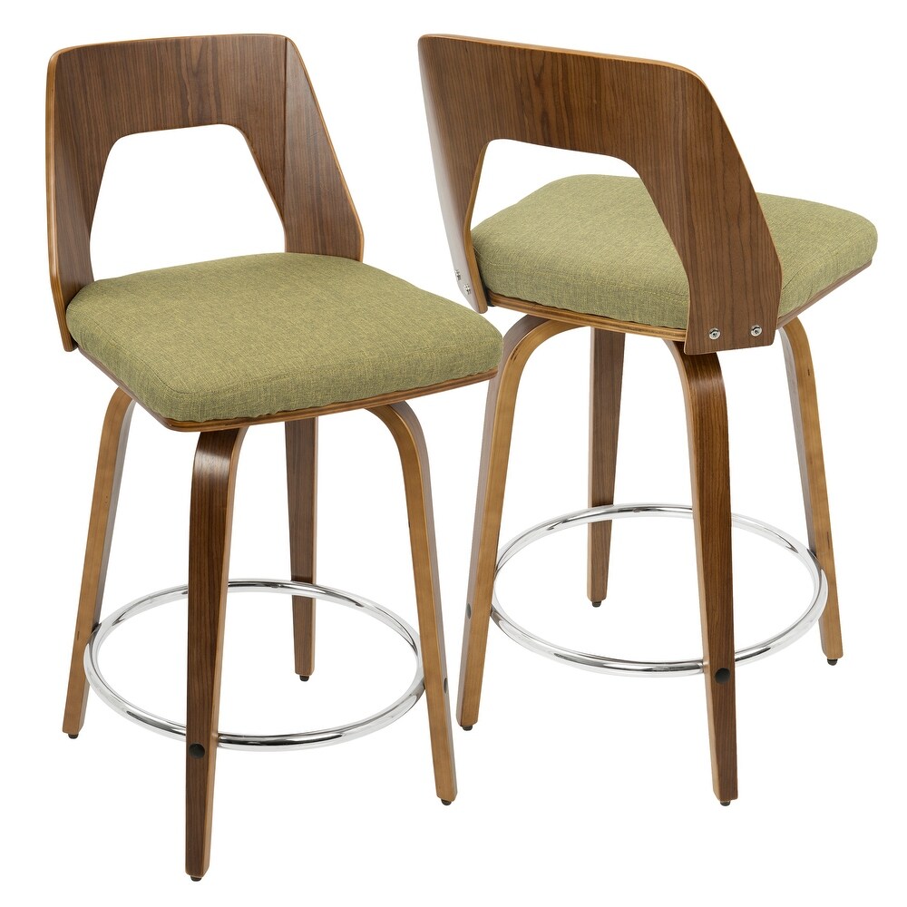 Carson Carrington Culnady Mid century Modern Counter Stool (Set of 2)