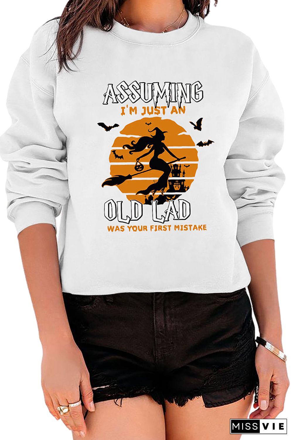 Assuming I'm Just An Old Lady Was Your First Mistake sweatshirt Wholesale