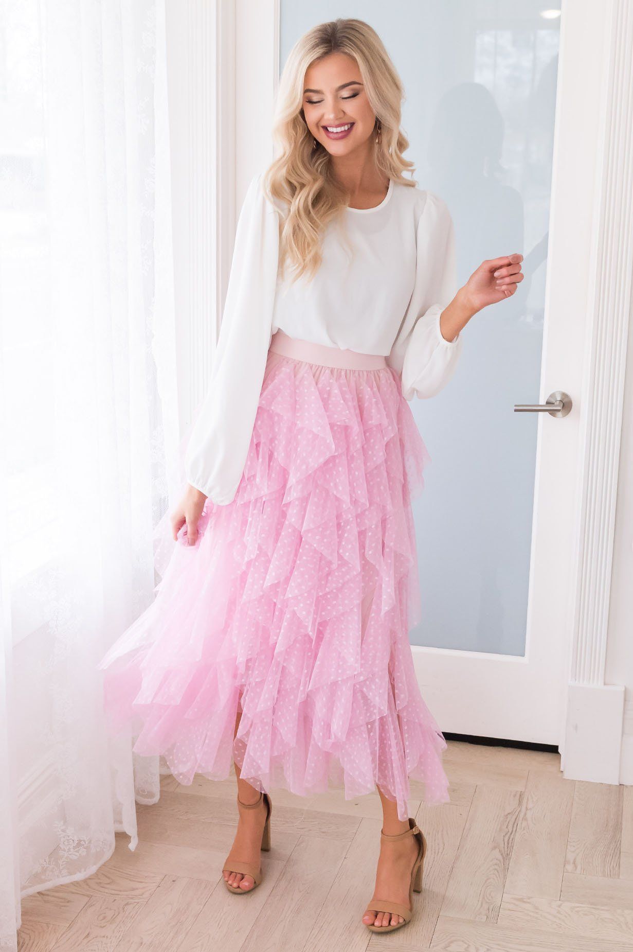 Polka Dot Party Tulle Skirt