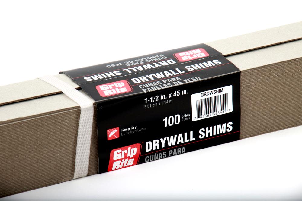 Grip Rite Shims， Actual: 0.055 x 1.5 x 45，  100pk