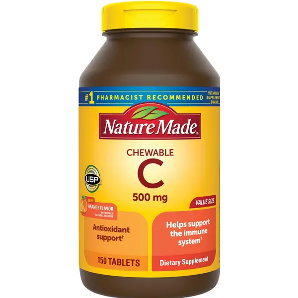 Nature Made 150-Count 500 mg Chewable Vitamin C Tablets