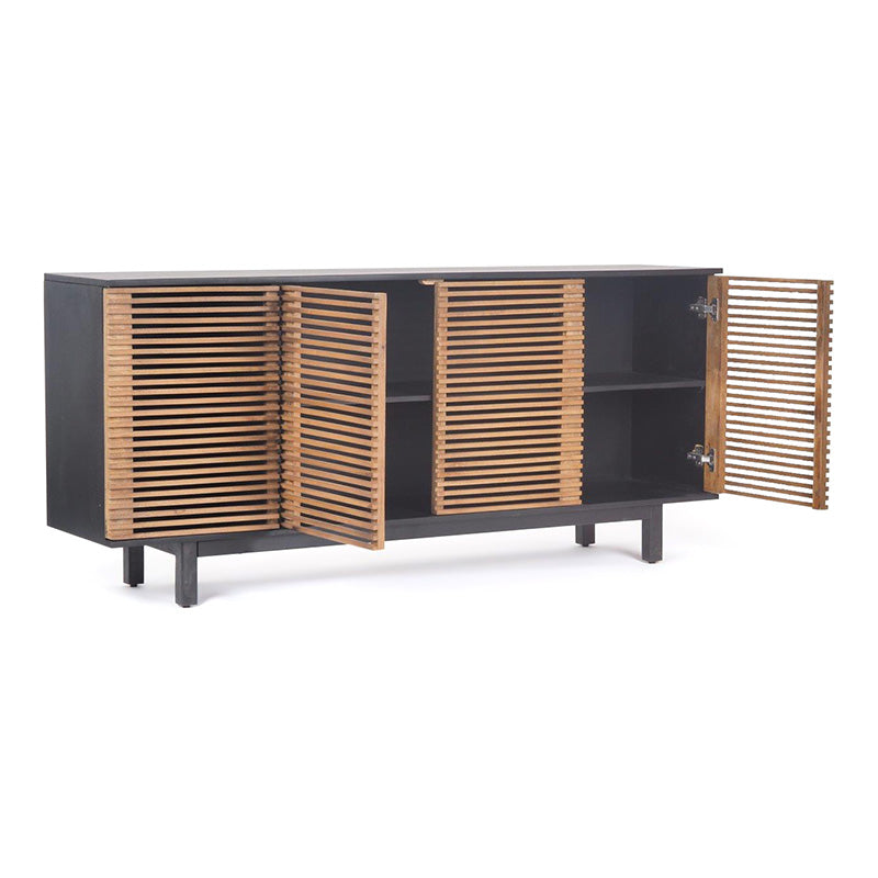 ACADIA Sideboard Buffet 170cm - Honey & Black