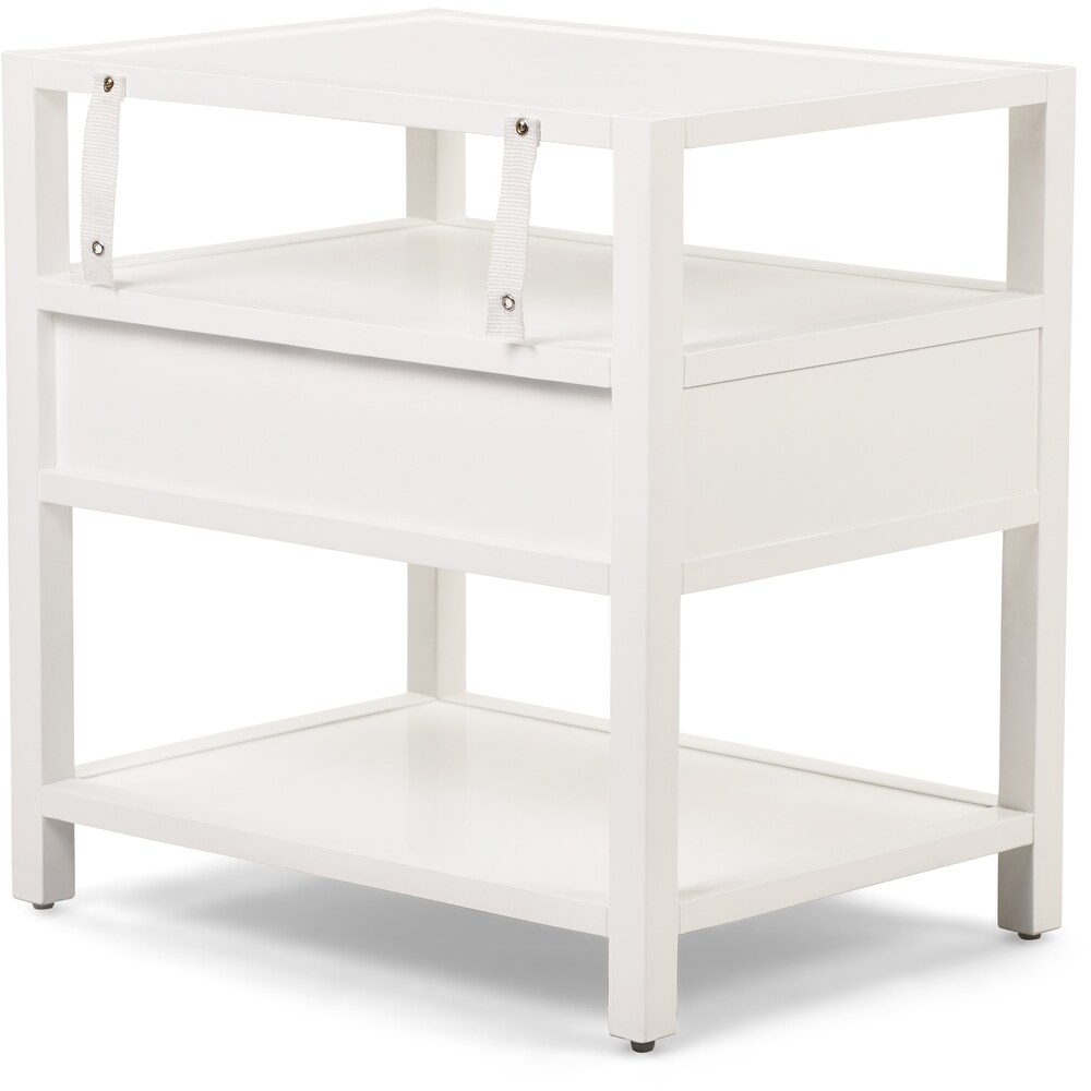 Finch Lockwood Side Table  White