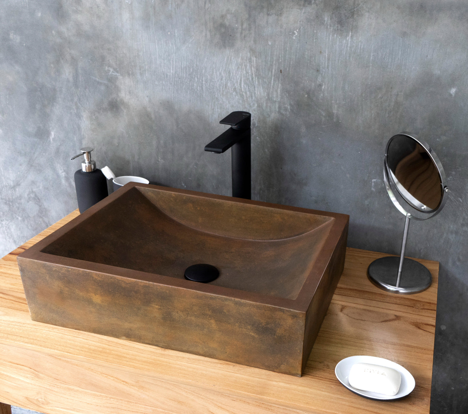 Eldon Rectangular Above Counter Basin