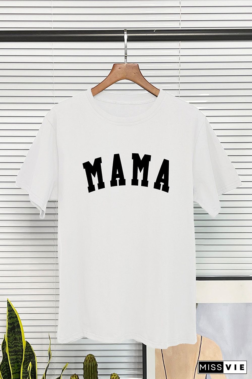 Mama Print Oversize Graphic Tee