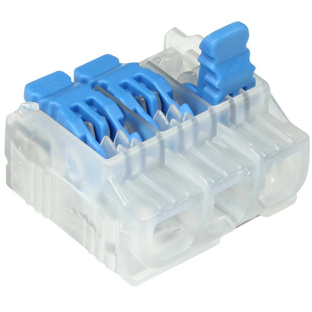 IDEAL In-Sure 3-Port Lever Wire Connector (50Bag) 30-05L23