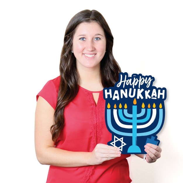 Big Dot Of Happiness Hanukkah Menorah Hanging Porch Chanukah Holiday Party Outdoor Decorations Front Door Decor 1 Piece Sign