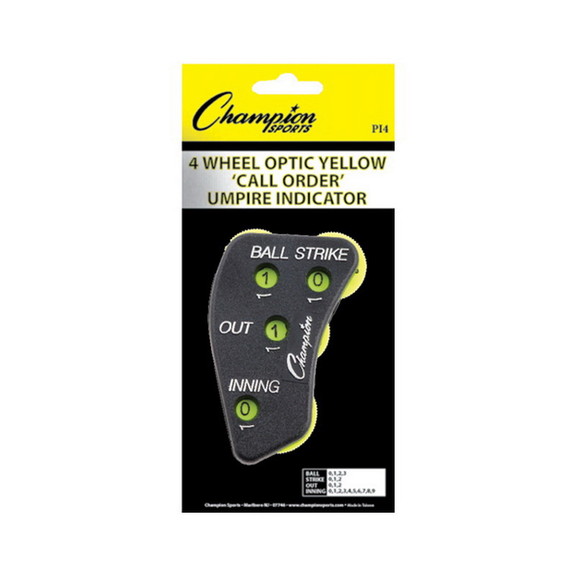 Champion Sports PI4 Four Wheel Plastic Indicator