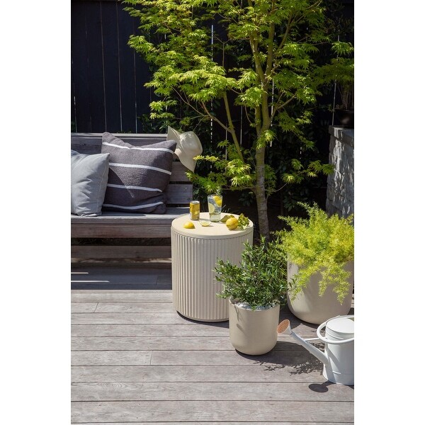 Outdoor Cooler Side Table