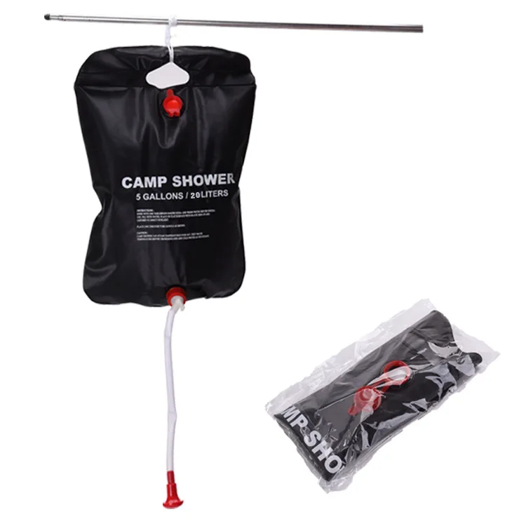 Wholesale outdoor camping equipment shower bag picnic water storage bag folding bath bag