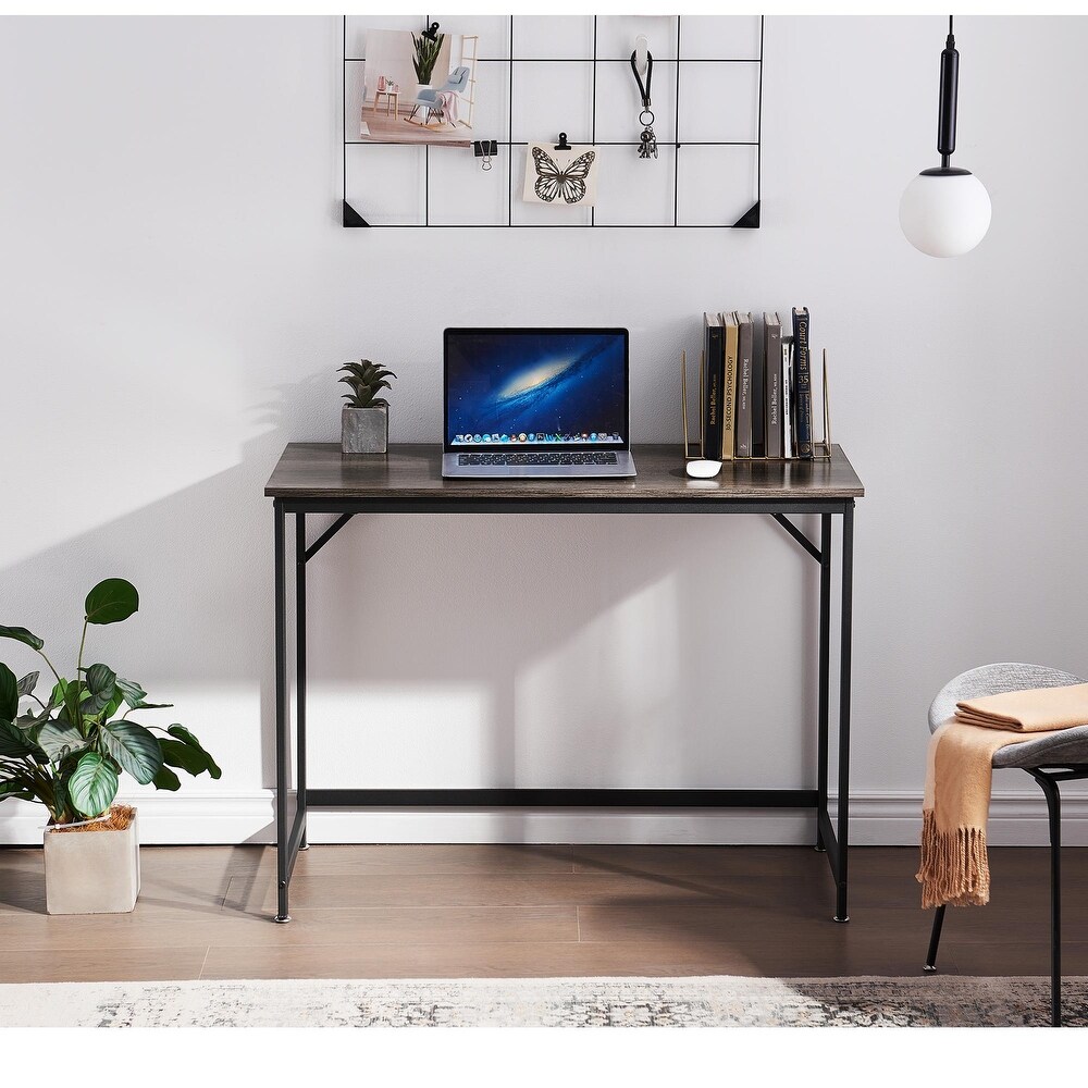 Ivinta Small Computer Desk  Modern Laptop Desk for Home Office  40inch Writing Desk for Small Space