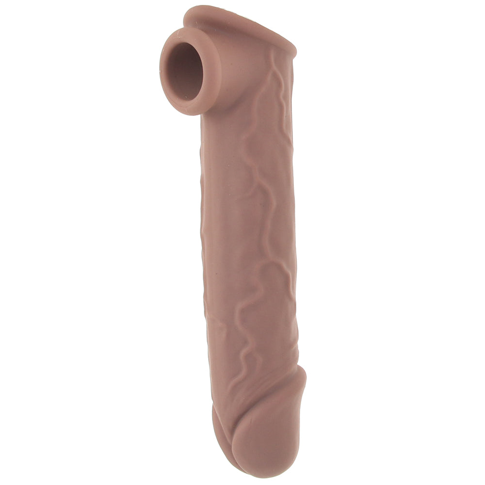 Performance Maxx 8 Inch Silicone Extender in Brown