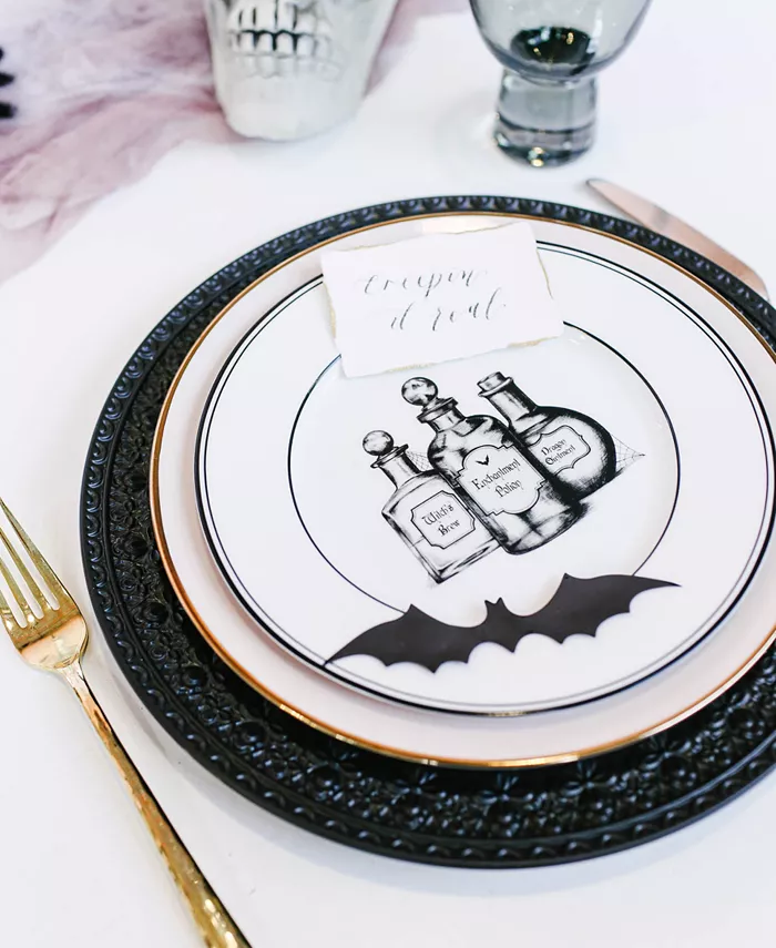 Lenox Vintage Halloween 4-Piece Dessert Plate Set