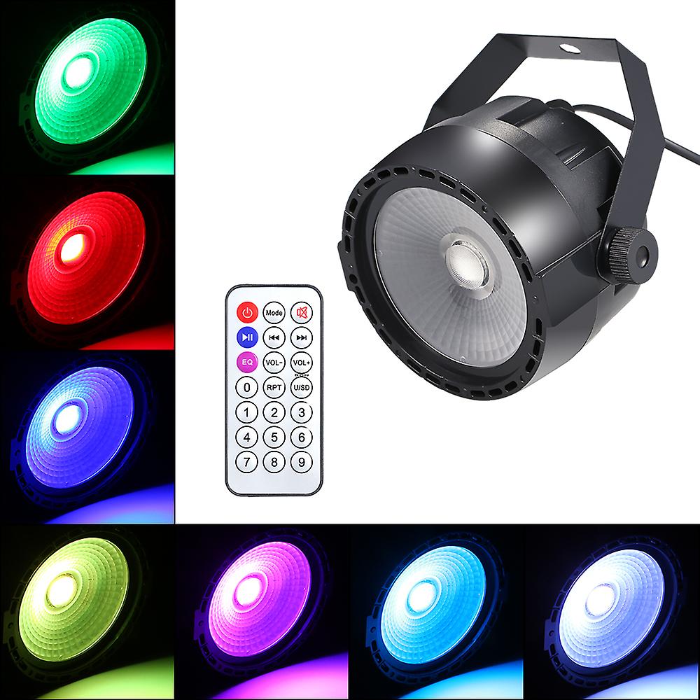 10w Rgb Uv Cob Led Par Light Wireless Remote Control Stage Bright Smooth Lighting Lamp Dj Dmx Lights For Party Bars Show