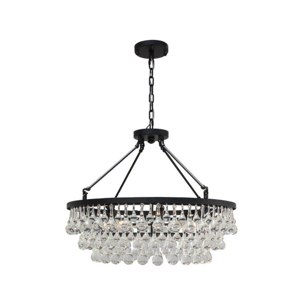 Unique Tiered Crystal Chandelier