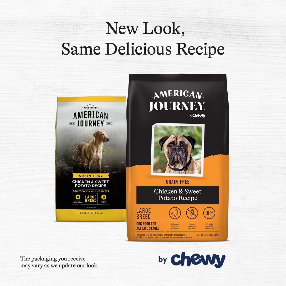 American Journey Large Breed Adult Chicken and Sweet Potato Recipe Grain-Free Dry Dog Food