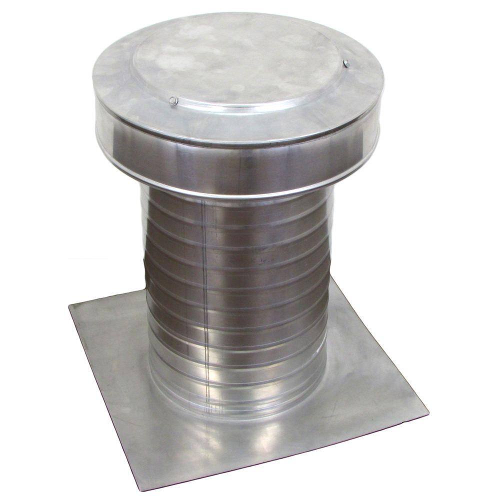 Active Ventilation 8 in. Dia Keepa Vent an Aluminum Roof Vent for Flat Roofs KV-8