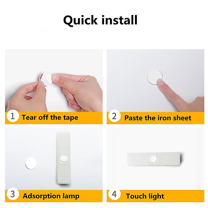 Led Desk Night Light Usb Stepless Dimming Magnetic Eye Protection Bedroom Bedside Lamp Living Room Kitchen Wardrobe Lighting