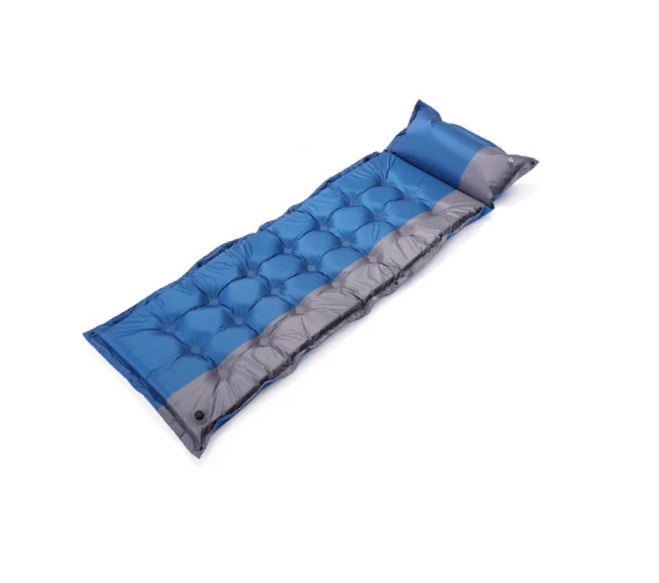 ultralight inflatable air mattress sleeping mat Camping hiking self inflating sleeping pad with pillow