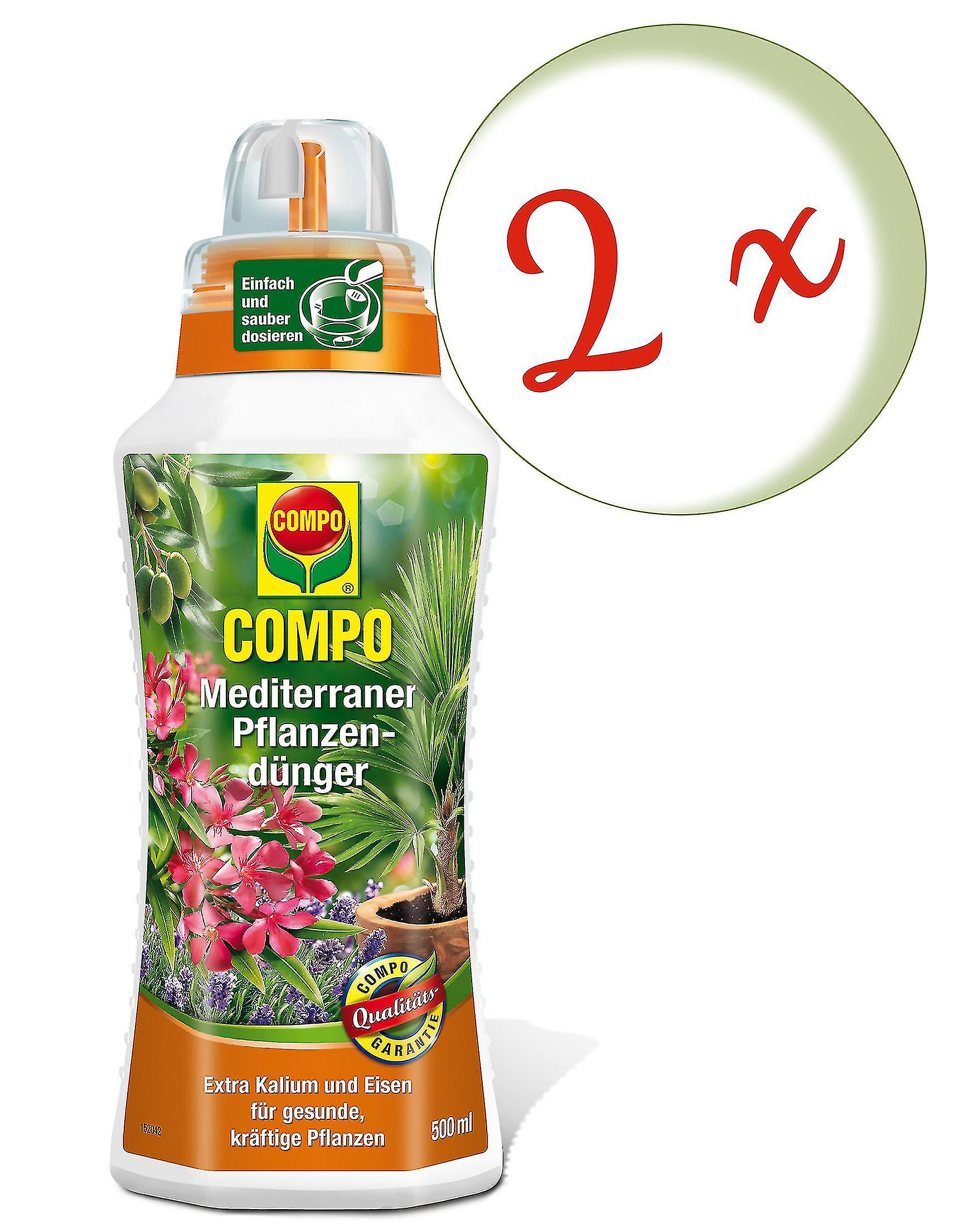 2 x COMPO Mediterranean Plant Stone， 500 ml