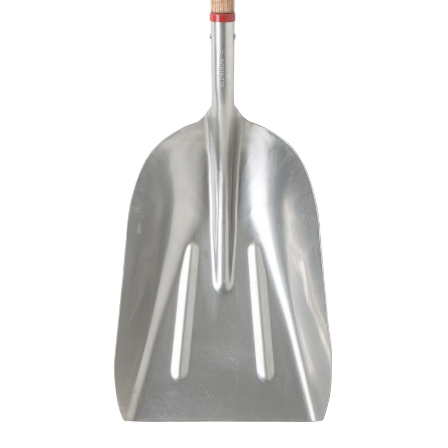 Truper 45 in. Aluminum Scoop General Purpose Shovel Wood Handle