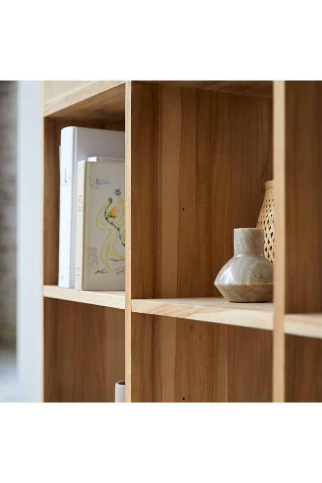 Solid Teak Bookcase  Tikamoon Miho   Transitional   Bookcases   by Oroa   Distinctive Furniture  Houzz