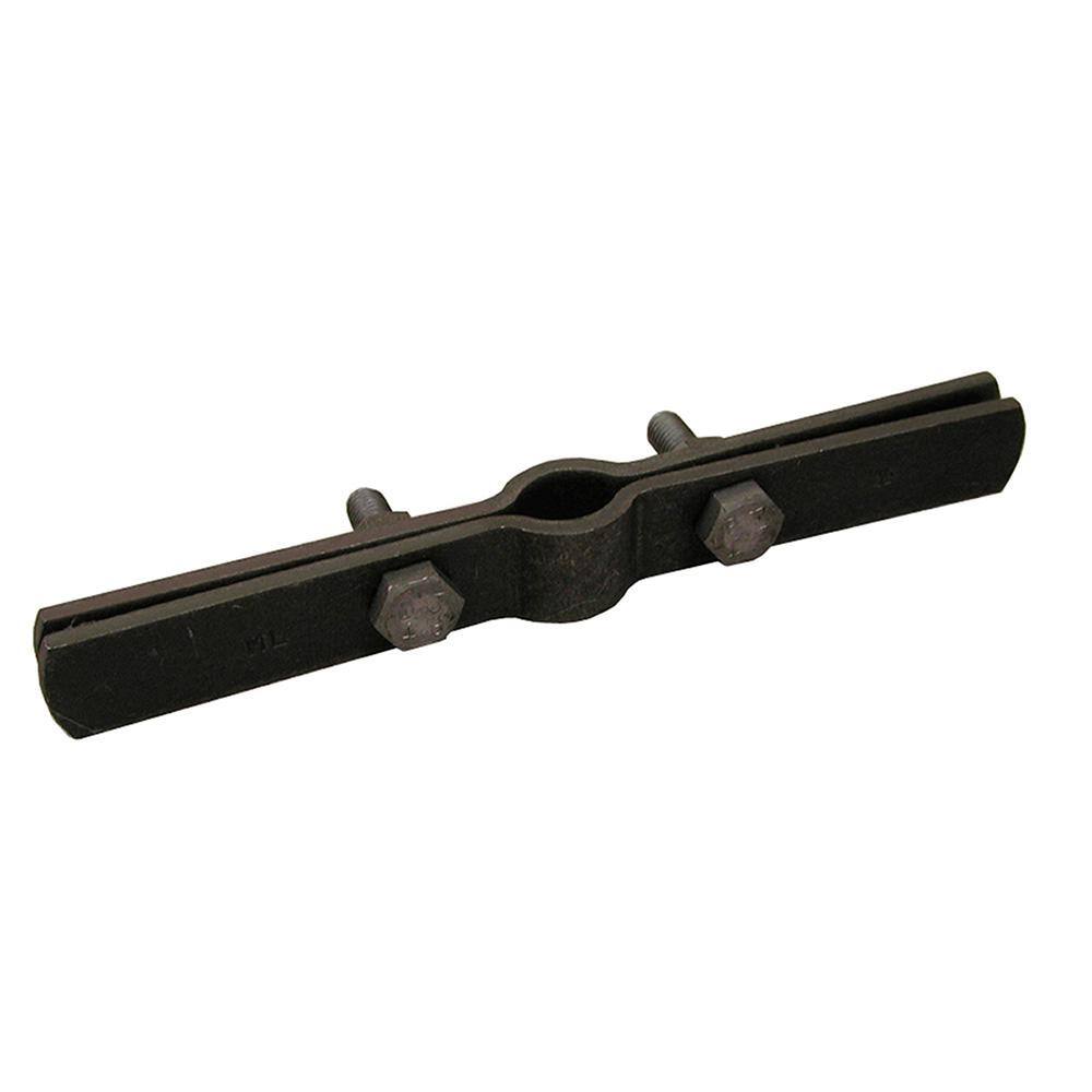 JONES STEPHENS 34 in. x 9-38 in. Overall Width Cast Iron Riser Clamp H70075