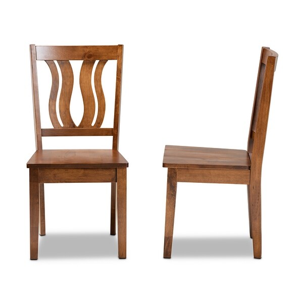 Fenton Mid-Century Modern 2-Piece Dining Chair Set