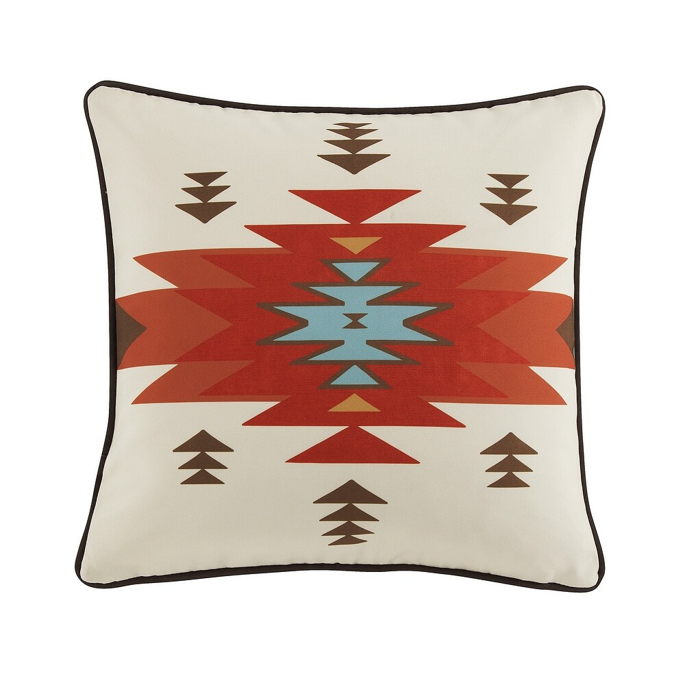 Paseo Road by HiEnd Accents Del Sol Aztec Design Pillow  20\