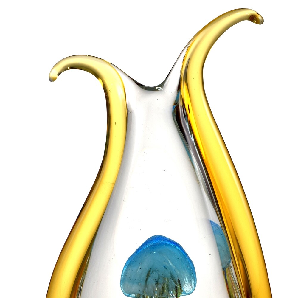 Jellyfish Handcrafted Art Glass Figurine