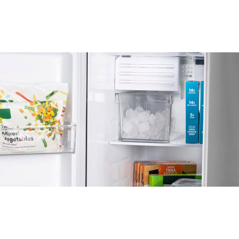 LG 28 cu. ft. Side by Side Refrigerator with External Water in Stainless Standard Depth LRSWS2806S