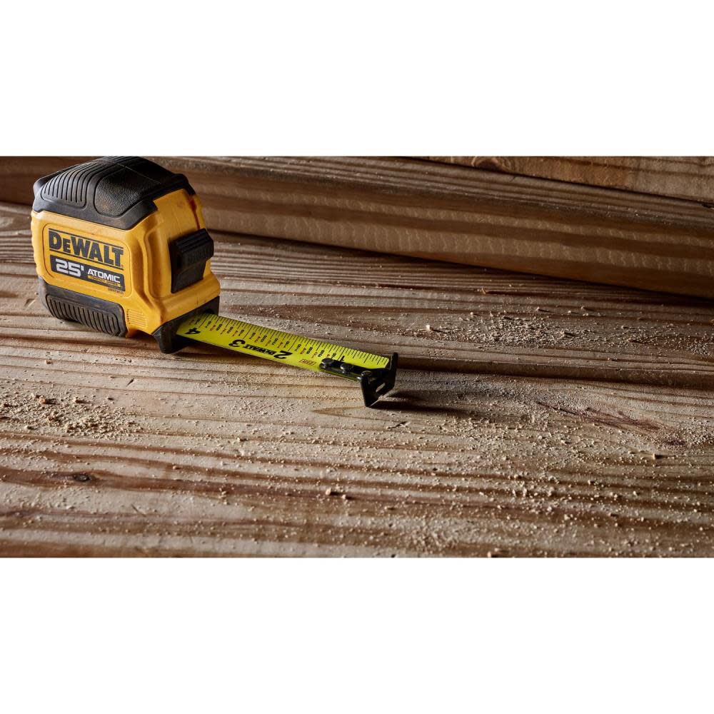 DW ATOMIC Compact Series 25' Tape Measure DWHT38125S from DW