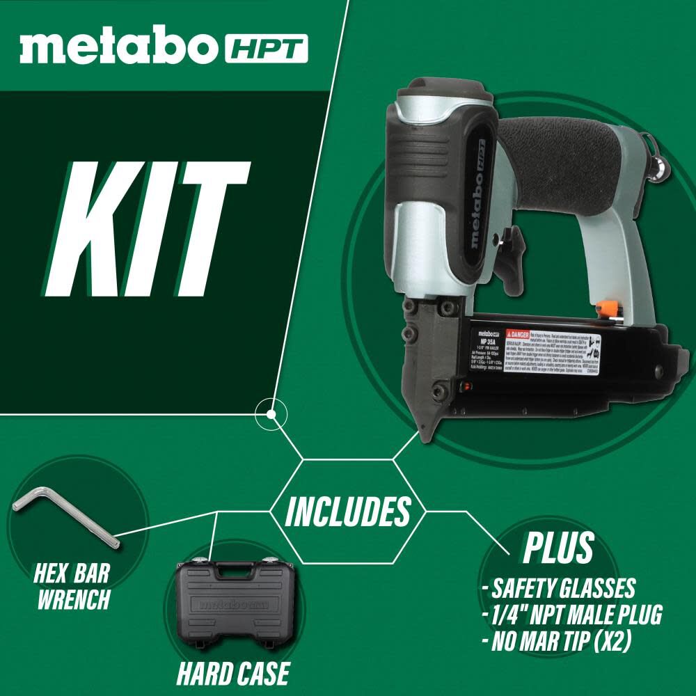 Metabo HPT 23 Gauge Micro Pin Nailer NP35AM from Metabo HPT